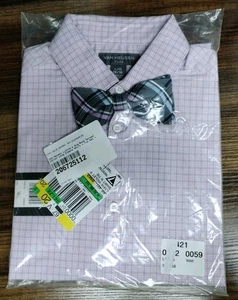 Set camicia e cravatta Van Heusen Flex manica lunga ragazzo taglia US L-14/16 PREZZO AL PUBBLICO CONSIGLIATO $45 - Foto 1 di 3