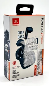JBL Tune Flex Pure Bass With Active Noise Cancelling Zero Noise Headphones - Picture 1 of 5