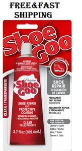 Pegamento adhesivo Eclectic Shoe Goo, reparación de zapatos, transparente, 110010, 3,7 fl. oz. - Imagen 1 de 5