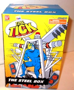 ✰ THE TICK 1995 BANDAI THE STEEL BOX ACTION FIGURE Sealed Brand New MISB - Picture 1 of 4