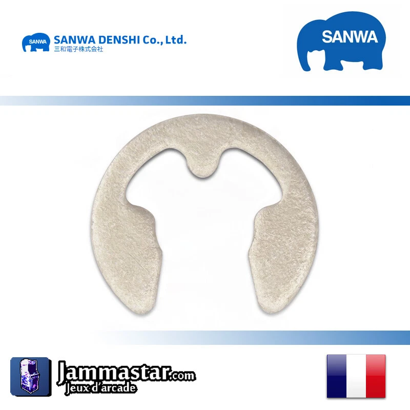 Circlip Sanwa JLF-E pour Joystick Sanwa JLF-TP-8Y - E-Clip