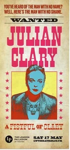 JULIAN CLARY - A Fistful Of Clary Theatre Handbill London Palladium May 2025 - Picture 1 of 2