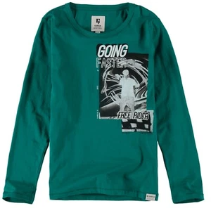 Maglia a Maniche Lunghe, Verde (Everglade) H93602 Regolare Fit garcia Tgl 176 - Picture 1 of 1