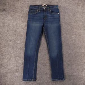 Levi's 502 Jeans Youth Boys 16 Reg Taper Stretch Med Wash Fade 28x28 - Picture 1 of 14