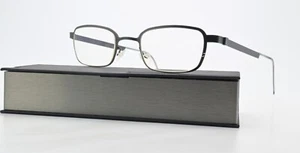 Lindberg Glasses Frame Mod 5015 Metallic Grey Rectangle Light Strip Titanium - Picture 1 of 11