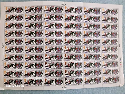Qeen Elizabeth Battle of Hastings Block of 60 stamps - Image 1 of 2