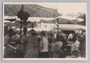 Brașov Kronstadt 1968 - Marktstände - Altes Foto 1960er - Picture 1 of 2