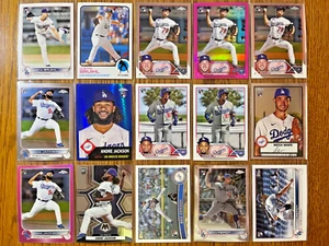 Dodgers Rookie Mix, Andre Jackson, Michael Grove,Ryan Pepiot, Mitch White & more - Picture 1 of 5