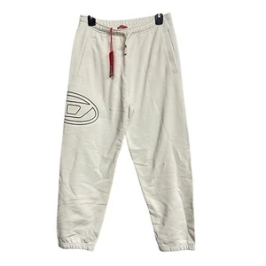 New Youth Diesel Logo Print Cotton Track Trousers Pants - Picture 1 of 6