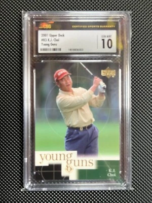 2001 Upper Deck K.J.Choi Rookie Young Guns CSG 10 - Image 1 of 2