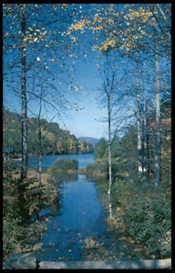 Vintage Postkarte Georgia Vogel State Park - Lake Trahlyta UNP - Bild 1 von 2