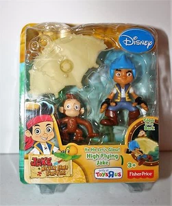 New Disney Yo Ho Let's Glow! High Flying Jake & The Neverland Pirates Figure Set - Picture 1 of 6