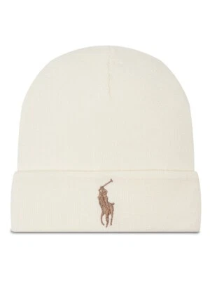 NUEVO Polo Ralph Lauren BEIGE ALGODÓN fresco PONY 1SFA GORRO GORRA UNISEX INVIERNO Foto 1 de 3