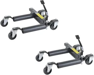 Carretilla elevadora hidráulica 2 piezas 12" 1500 lb gato rodillo de aire vehículo remolque de posicionamiento - Imagen 1 de 8