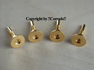>vergoldet< Schrauben für Stoßstange Hinten Polo 4_6N GTI, 16V >Gold<  - Picture 1 of 1