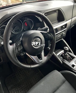 Steering Wheel Cover with Leather for 2012-2017 Mazda CX-5 NEW LEATHER PFI Car Styling - Picture 1 of 6