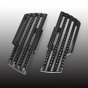 Tableros de piso negros Driver Rider de la colección CNC Dominion para Harley Softail 18-23 - Imagen 1 de 5