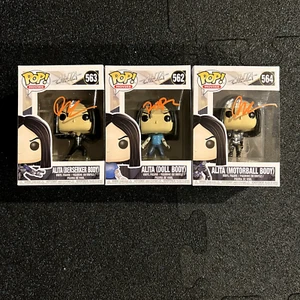 Robert Rodriguez Signed Alita Battle Angel Funko Pop Set, Vid Proof (Autograph) - Picture 1 of 17