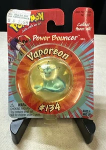 Vintage 1999 Hasbro Pokemon Power Bouncer Vaporeon #134 NEW,NOS - Picture 1 of 5