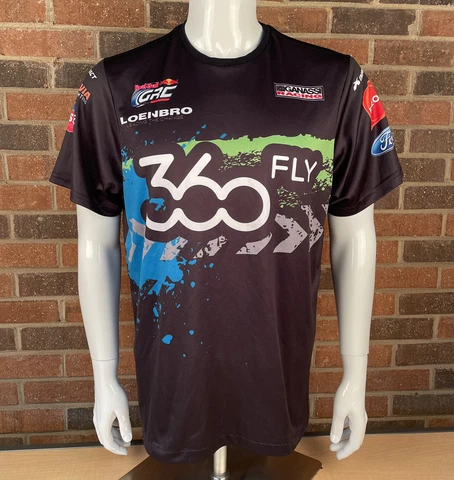 2 Lot NASCAR Chip Ganassi Sabates Pit Crew USED Shirt Jersey Racing 360 Size M Cover