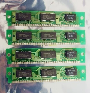 Set 4x Goldstar GM71C4256AJ80 256KB 1MB kit 80ns 30-pin SIMM parity RAM - Bild 1 von 1