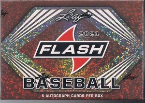 Caja de pasatiempos de béisbol MLB 2021 Leaf Flash sellada de fábrica 6 autógrafos - Imagen 1 de 4