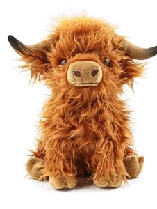 Cuddly Highland Cow Soft Stuffed Plush Toys - Picture 1 of 4