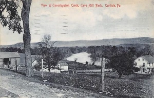 Carlisle Pennsylvania View of Conodoguinet Creek Cave Hill Park 1926 - Picture 1 of 2