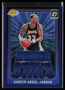 2024-25 Donruss Optic #14 Kareem Abdul-Jabbar Winner Stays Purple - Picture 1 of 2