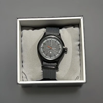 Timex x Todd Snyder TWG017700 Mens Gray Black 40mm Round Quartz Military Watch - Image 1 of 4