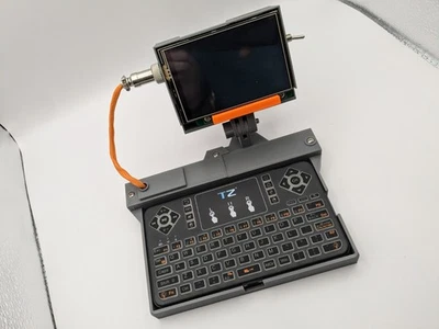 Cyberdeck working Prop - Raspberry pi zero w - 3.5" screen- Bluetooth keyboard  - Image 1 of 4