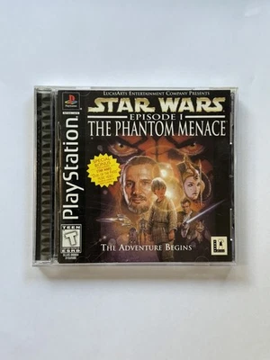 Star Wars Episode 1 - The Phantom Menace Original (Black Label) PlayStation 1 - Image 1 of 4