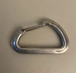 Moschettone vintage diamante nero USA 25kn 10kn USA - Foto 1 di 2