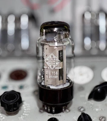 Único bonito tubo de alimentación Telefunken EL156 / EL 156 U código Alemania Foto 1 de 4