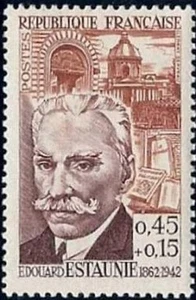 France Yvert Num 1349 ** Edouard Estaunieé 1962 - Imagen 1 de 1
