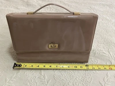 Bolso Cartera Vintage Años 60 Faces West Incorporado Vinilo Rectangular Nuevo en Caja Foto 1 de 4