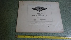 Original BSA Modell B40 Sportstar Motorrad Bild Teilekatalog Handbuch - Bild 1 von 24