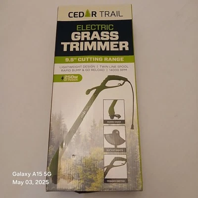 Cedar Trail Electric 9.5" Trimmer 14,000 RPM, 250W new - Image 1 of 4