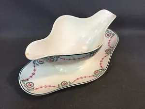 Ancienne saucière en céramique de table Longwy S.F.N.G.R Moselle vintage - Bild 1 von 11