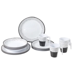 Brunner Set Stoviglie melamina cioccolatino 16pz bianco - Foto 1 di 4