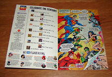 DC Comics, USPS Celebrate the Century Super Heroes STAMP ALBUM  Book 1, NM 1990