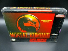 Mortal Kombat 1 SNES Super Nintendo Sealed NEW H-Seam US NTSC VGA Ready