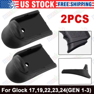 2X Grip Extension Magazine For Glock 17,17L,18,19,22,23,24,25,31,32,34,35,37,38 - Picture 1 of 6