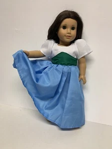 Passt 18" American Girl Puppenkleidung Renaissance Mittelalter inspiriert Kleid Korsett - Bild 1 von 4