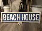 Beach House Wooden Sign Plaque Country Kitchen Cafe Pantry Home Decor