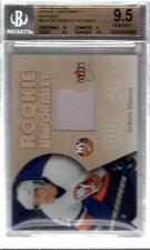 2005-06 Robert Nilsson Ultra Rookie Uniformity Patches 5/35 Islanders BGS 9.5