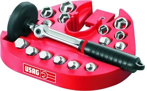 Kit per smontaggio tappi olio con leva porta bussole professionale USAG 263/S16 - Picture 1 of 6