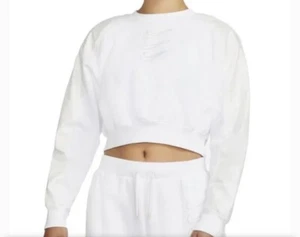 Nike Sweatshirt Opal Fleece Pullover Crew Womens Small - Picture 1 of 11