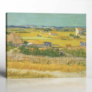 Harvest by Van Gogh, Vincent Van Gogh Wall Decor, Van Gogh Canvas Wall Art - Picture 1 of 12