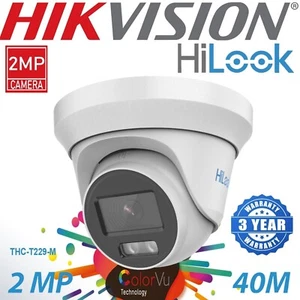 CÁMARA HIKVISION COLORVU 2MP FULL HD 40M LUZ EXTERIOR CCTV THC-T229-M 2,8mm - Imagen 1 de 2